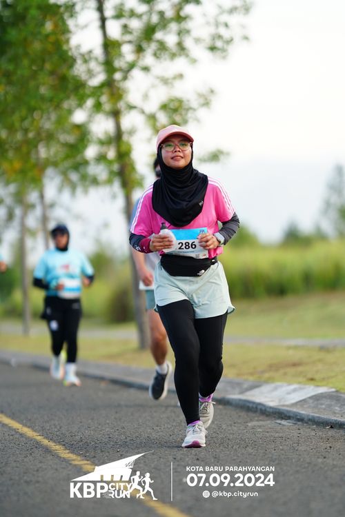 Race photo from KBP City Run 2024