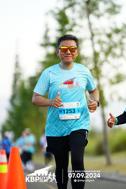 Race photo from KBP City Run 2024