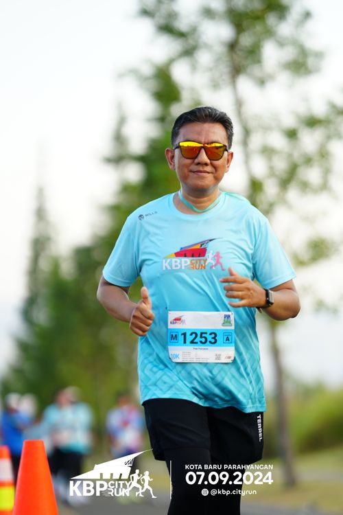 Race photo from KBP City Run 2024