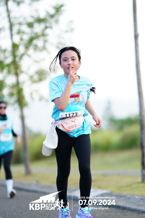 Race photo from KBP City Run 2024