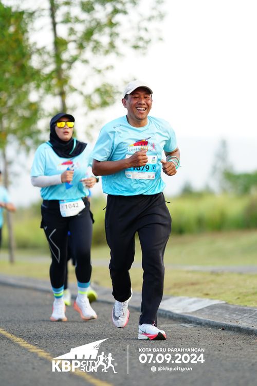 Race photo from KBP City Run 2024