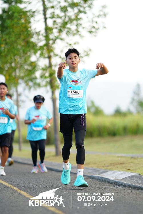 Race photo from KBP City Run 2024