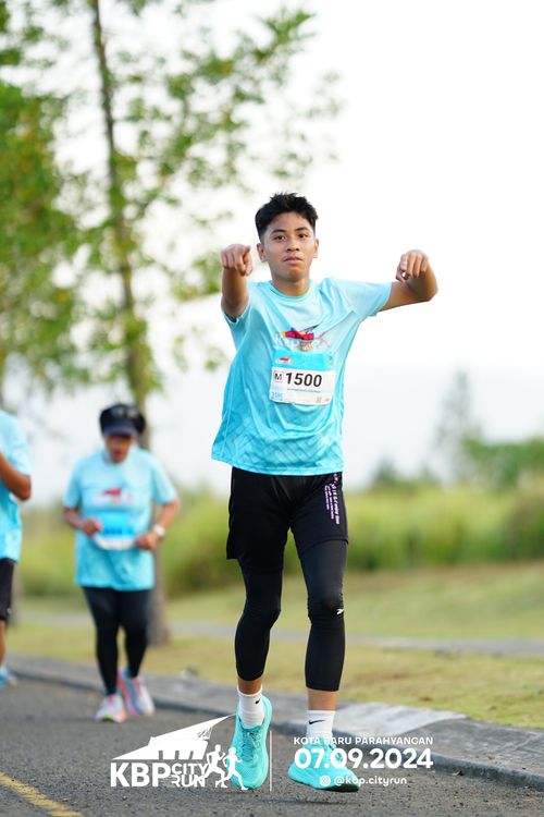 Race photo from KBP City Run 2024