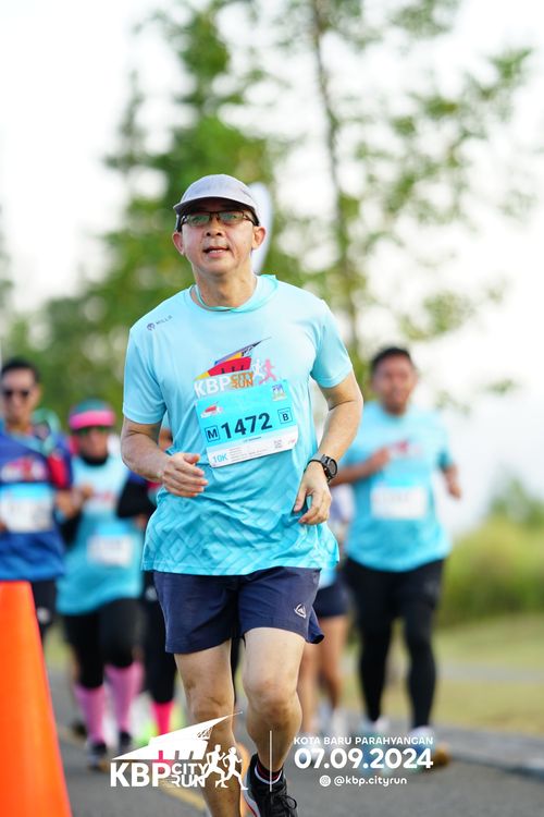 Race photo from KBP City Run 2024