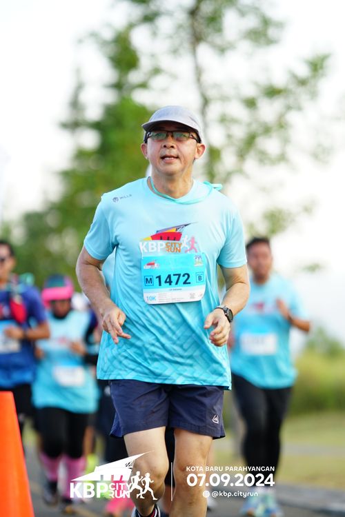 Race photo from KBP City Run 2024