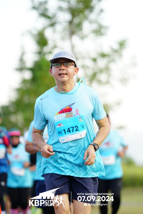Race photo from KBP City Run 2024