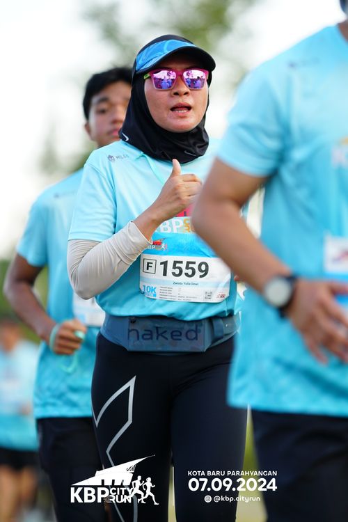 Race photo from KBP City Run 2024