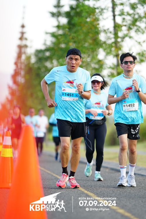 Race photo from KBP City Run 2024
