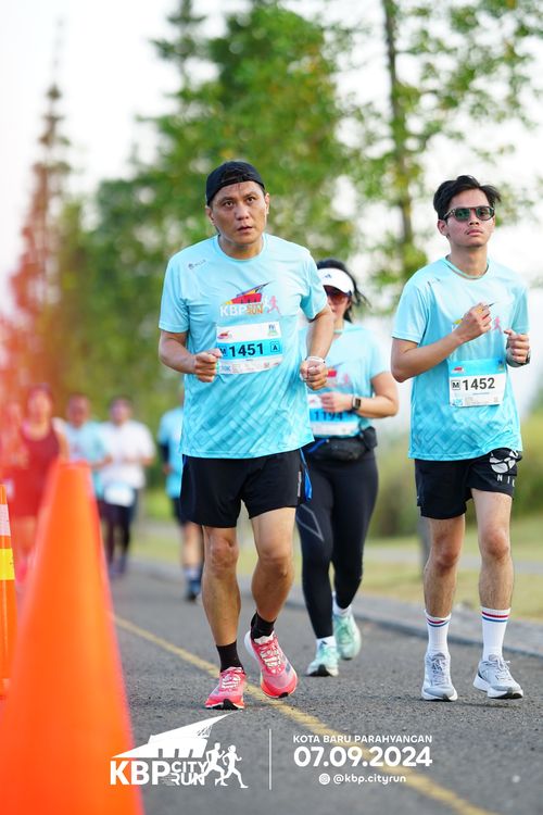 Race photo from KBP City Run 2024