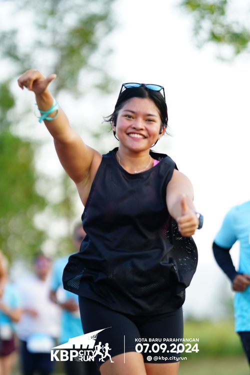 Race photo from KBP City Run 2024