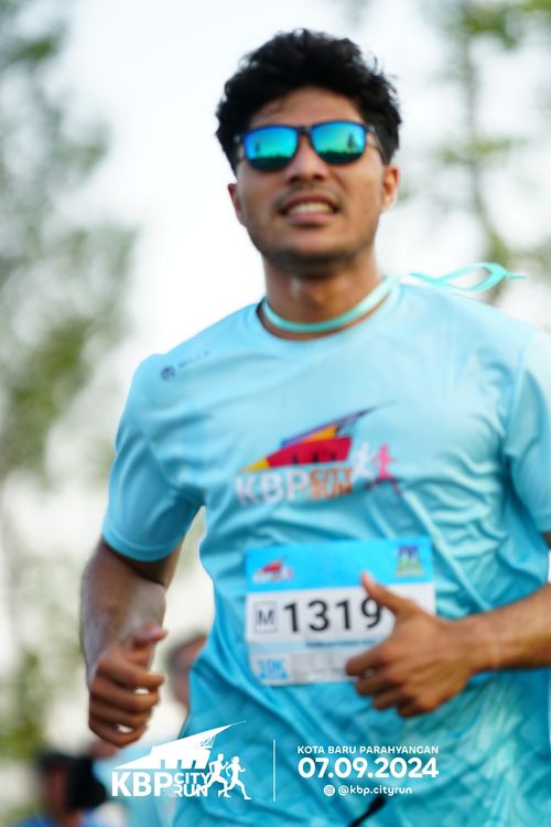 Race photo from KBP City Run 2024
