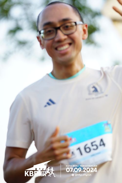 Race photo from KBP City Run 2024