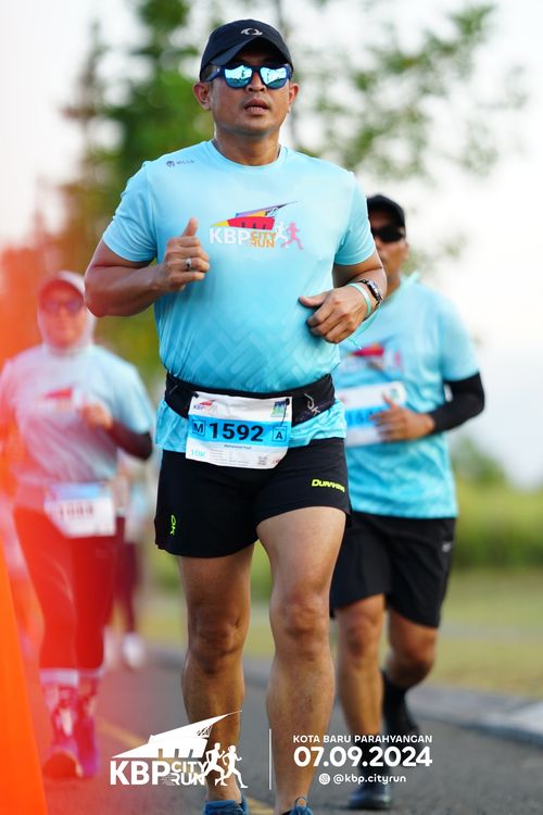 Race photo from KBP City Run 2024