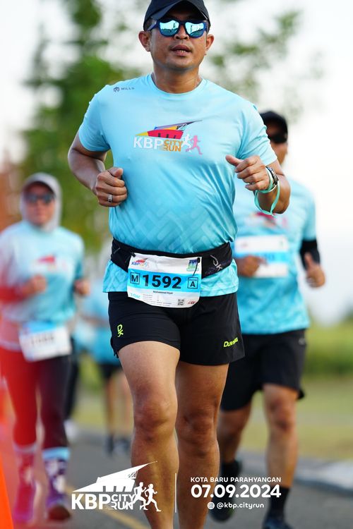 Race photo from KBP City Run 2024