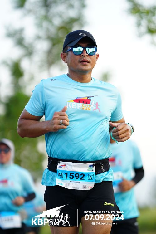 Race photo from KBP City Run 2024