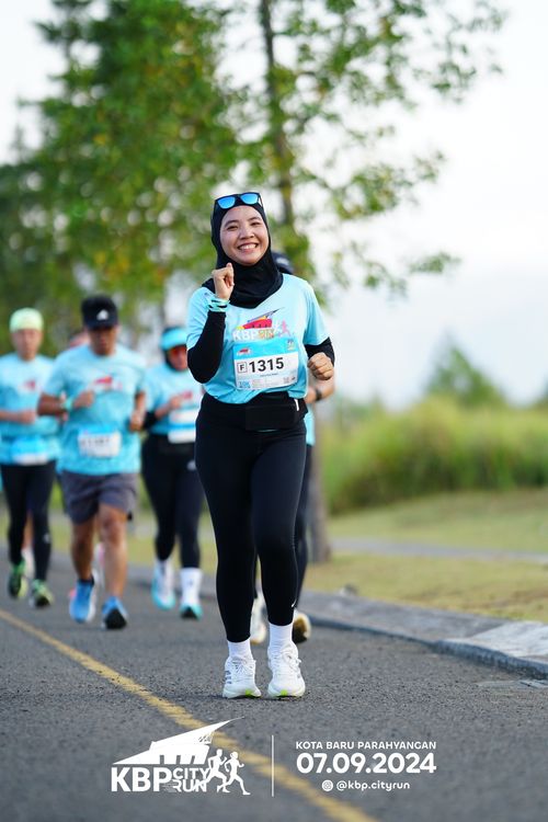 Race photo from KBP City Run 2024