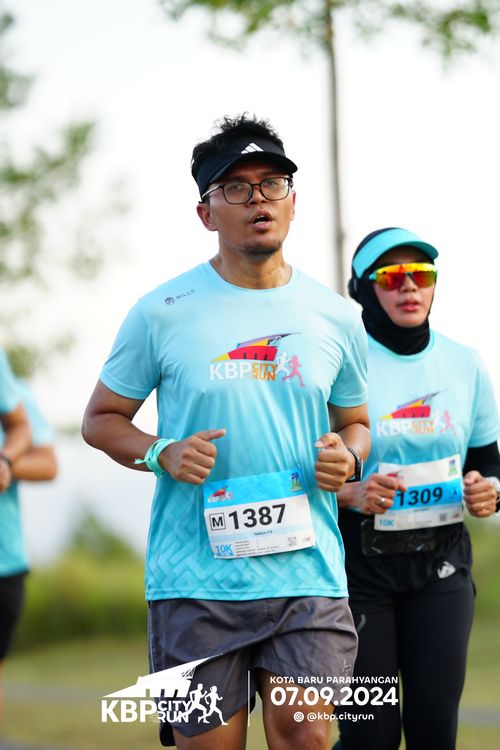 Race photo from KBP City Run 2024