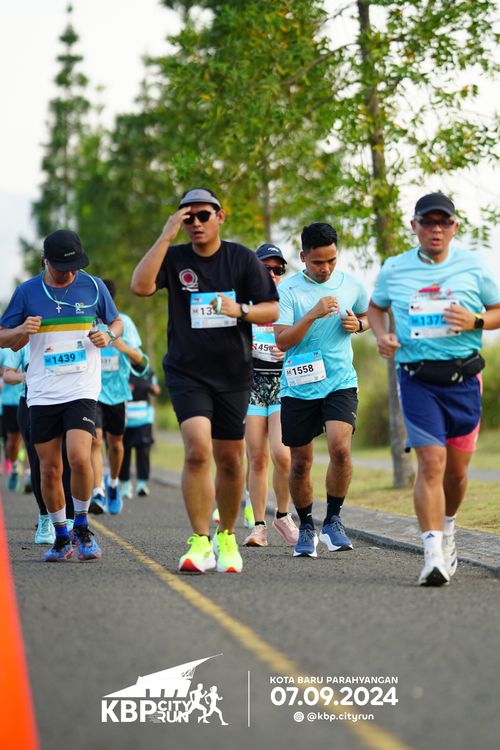 Race photo from KBP City Run 2024