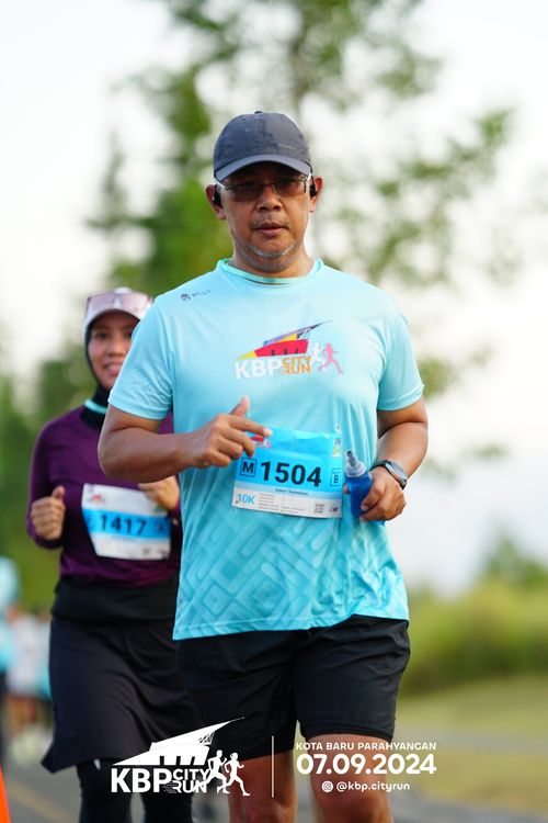 Race photo from KBP City Run 2024