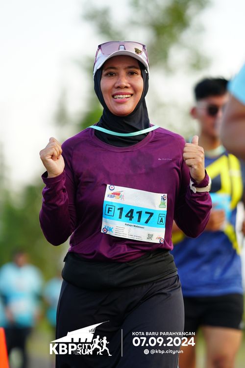Race photo from KBP City Run 2024