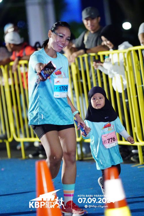 Race photo from KBP City Run 2024