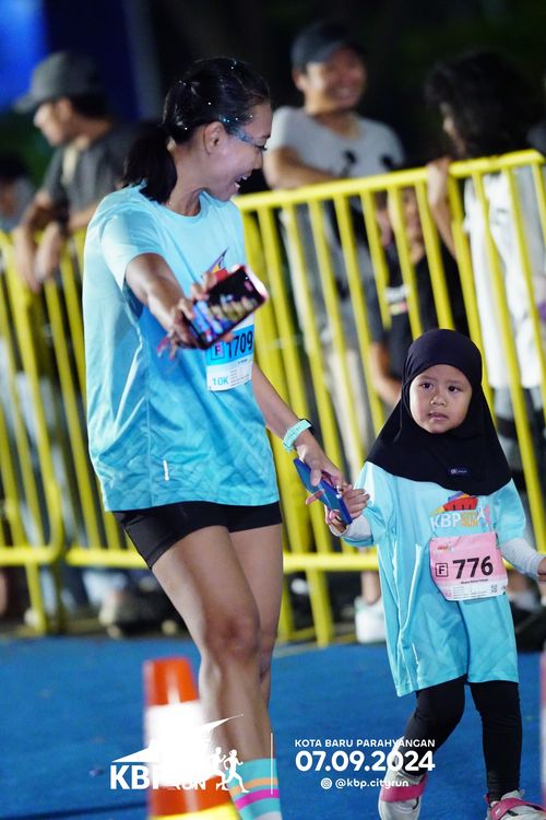 Race photo from KBP City Run 2024