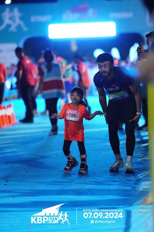 Race photo from KBP City Run 2024