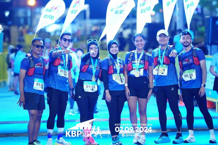 Race photo from KBP City Run 2024