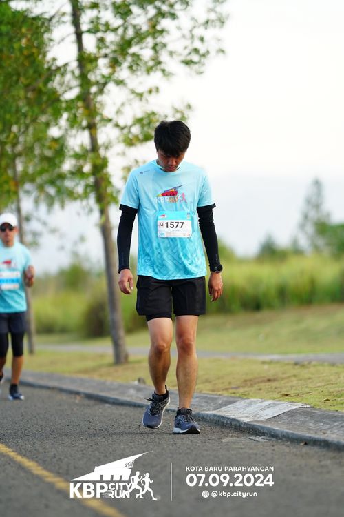 Race photo from KBP City Run 2024