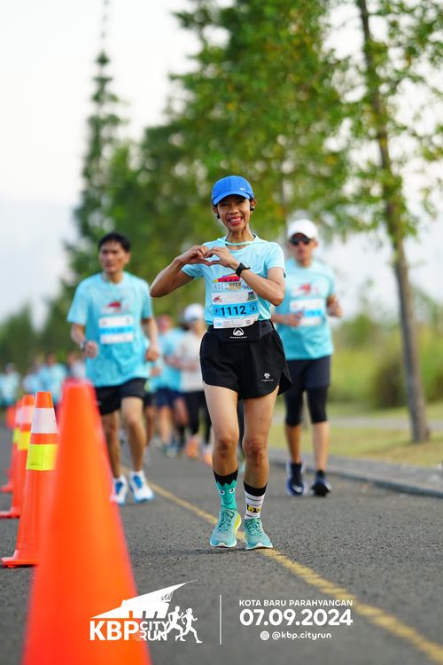 Race photo from KBP City Run 2024