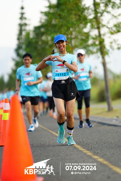 Race photo from KBP City Run 2024