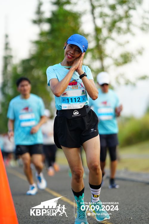 Race photo from KBP City Run 2024