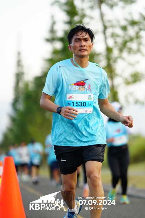 Race photo from KBP City Run 2024