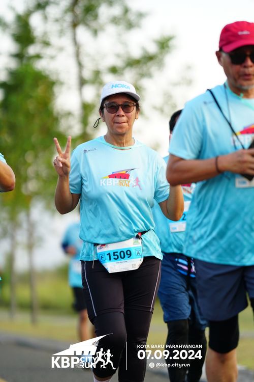 Race photo from KBP City Run 2024
