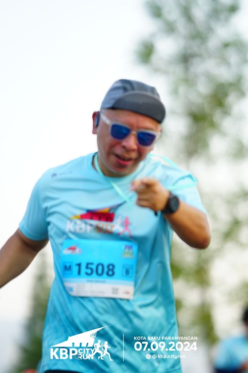 Race photo from KBP City Run 2024