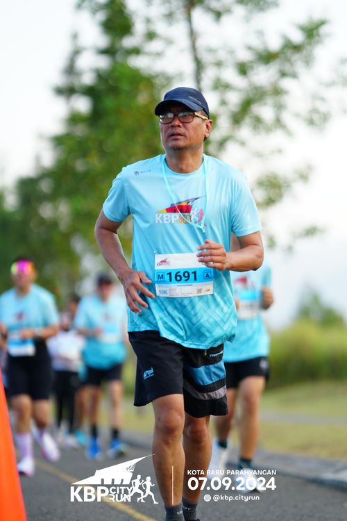 Race photo from KBP City Run 2024