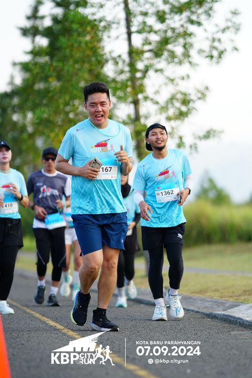Race photo from KBP City Run 2024