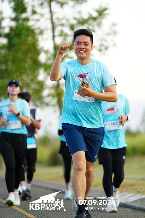 Race photo from KBP City Run 2024