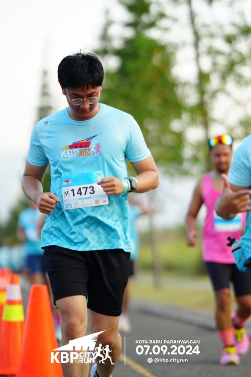 Race photo from KBP City Run 2024