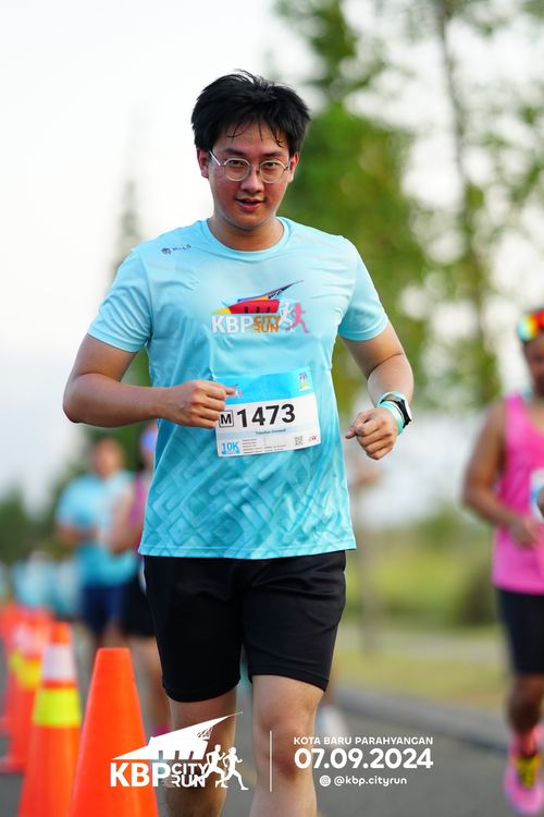 Race photo from KBP City Run 2024