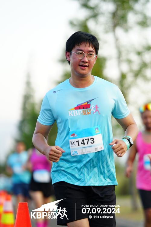 Race photo from KBP City Run 2024