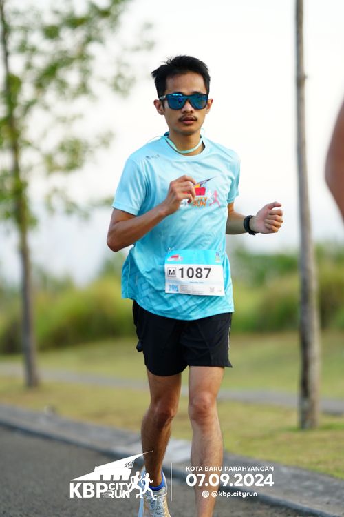 Race photo from KBP City Run 2024