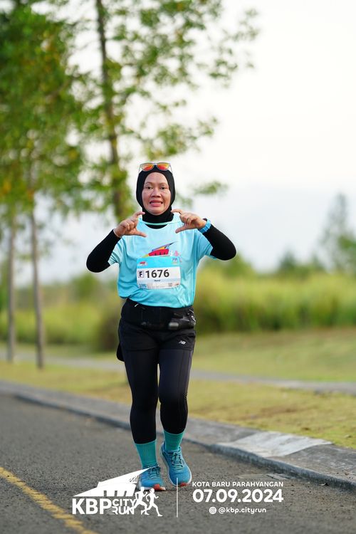 Race photo from KBP City Run 2024