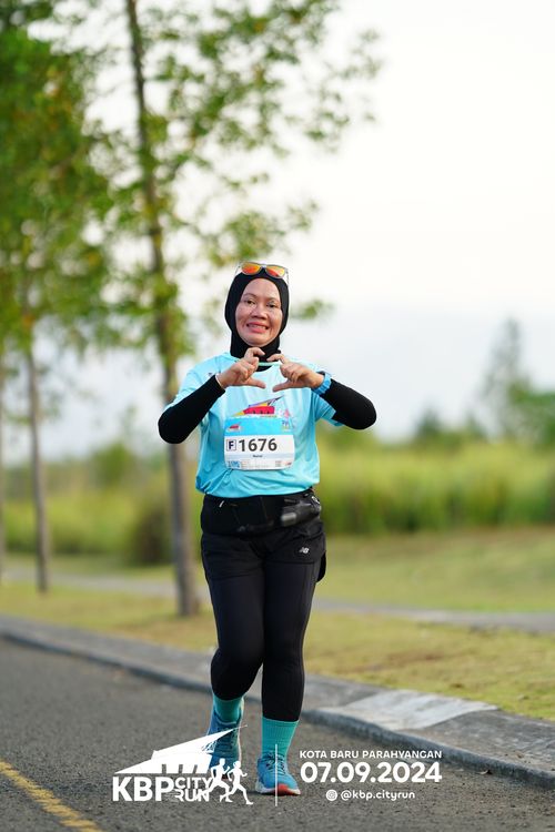 Race photo from KBP City Run 2024