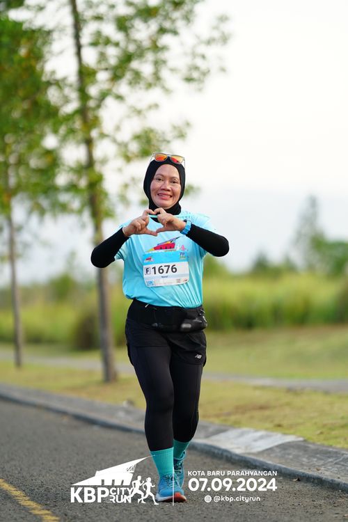 Race photo from KBP City Run 2024