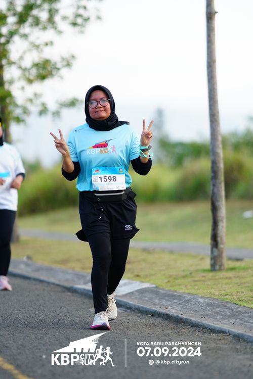 Race photo from KBP City Run 2024