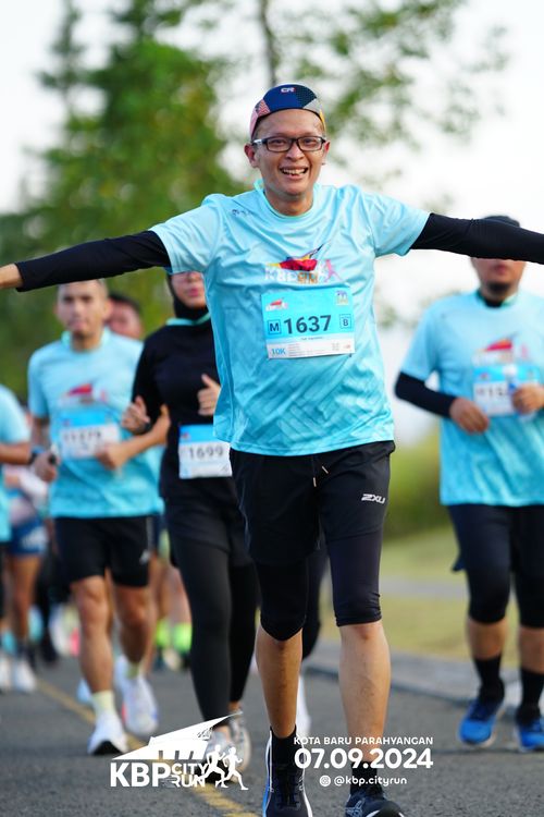 Race photo from KBP City Run 2024