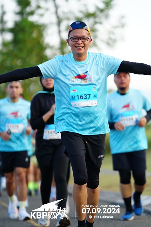 Race photo from KBP City Run 2024