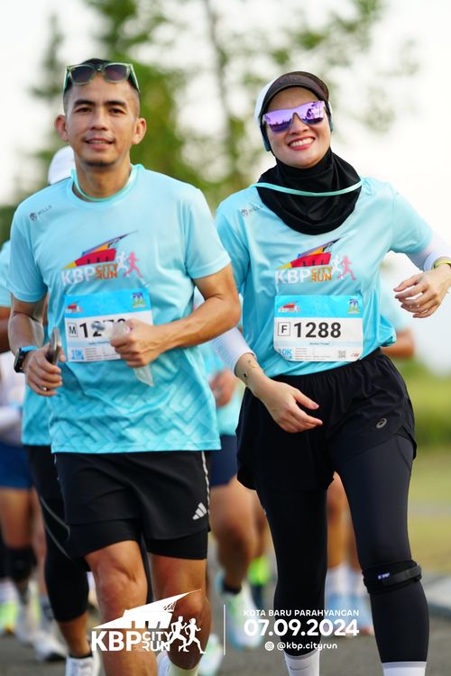 Race photo from KBP City Run 2024