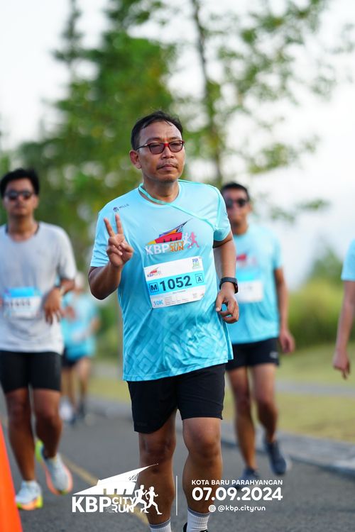 Race photo from KBP City Run 2024